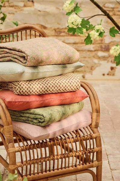 Ib Laursen Pute Lin Rose 50x50