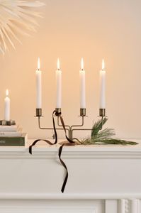 Hovedbilde Ib Laursen Kronelys Rustikk Hvit