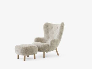 Hovedbilde &Tradition Petra VB3 Med Puff Sheepskin Moonlight Eik