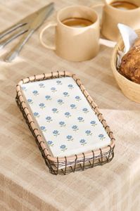 Hovedbilde Ib Laursen Serviett Bl&aring; Blomster