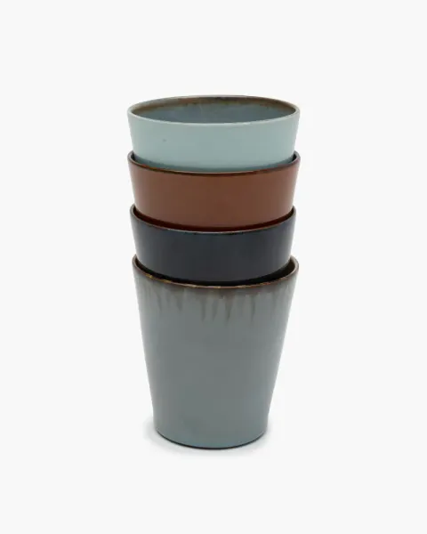 Serax Terres De R&ecirc;ves Kopp H&oslash;y Smokey Blue/Misty grey innv. 