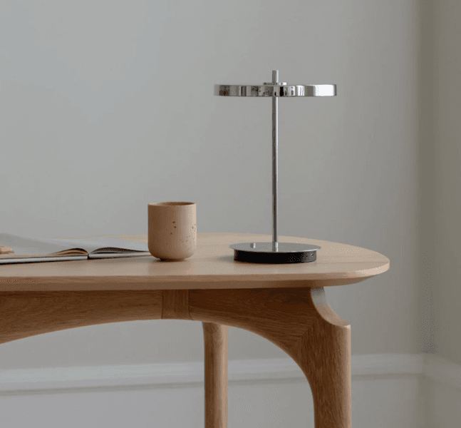 Umage Asteria Move Oppladbar Lampe Polished Steel