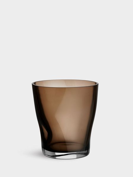 Orrefors Squeeze Tulipanvase Smokey Brown 18 cm