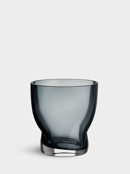 Orrefors Squeeze Tulipanvase  Bluish Grey 18 cm