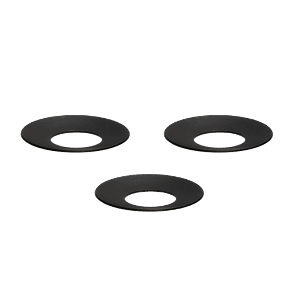 STOFF Nagel Cuff Black 3pk