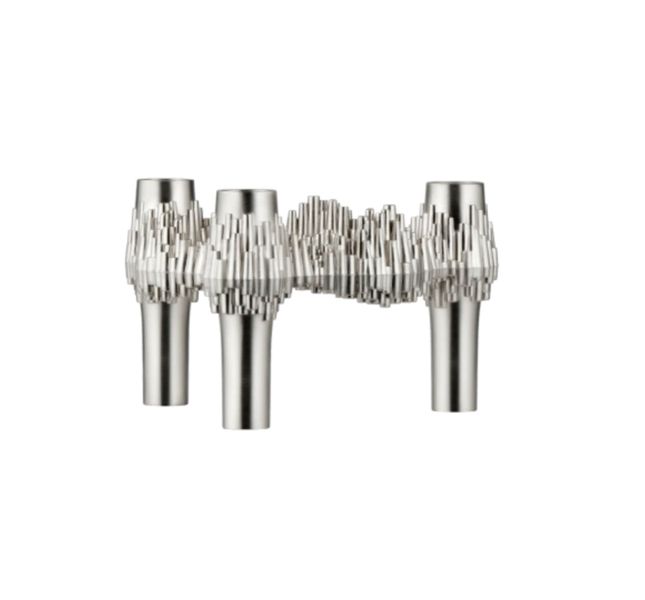 STOFF Nagel Quist lysestake  Brushed Chrome