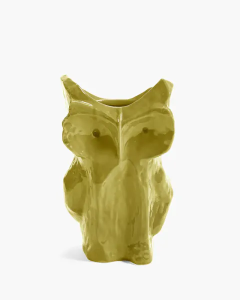 Serax Owl Vase Yellow - After Midnight fra Marni