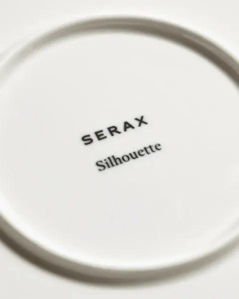 Serax Dinner Plate White Silhouette - Sergio Herman