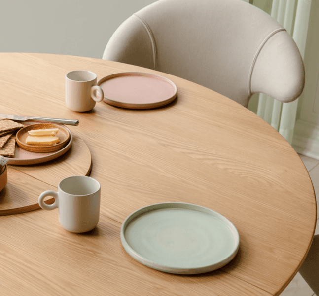 Umage Time Flies Spisestol White Sands/Chrome